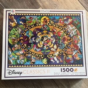 Disney Classics II 1500-Piece Jigsaw Puzzle - Multicolor NEW